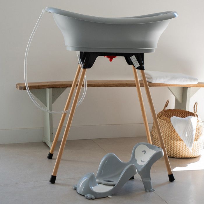THERMOBABY VASCO 5-in-1 Bath Pack - Charming Grey - Made in France
