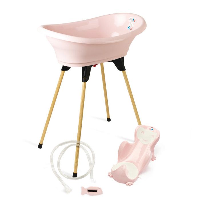 THERMOBABY VASCO 5-in-1 Bath Pack - Powder Pink - Made in France
