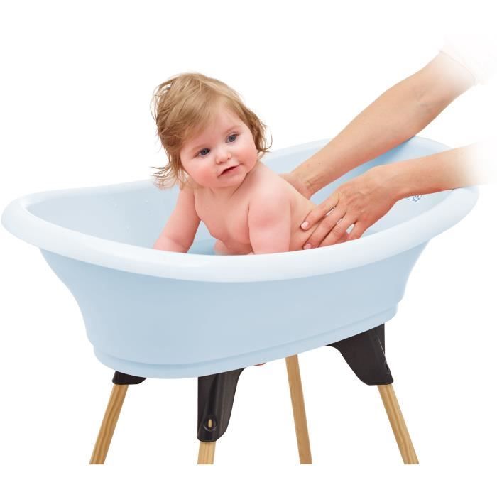 THERMOBABY VASCO 5-in-1 Bath Pack - Blue Flower - Made in France