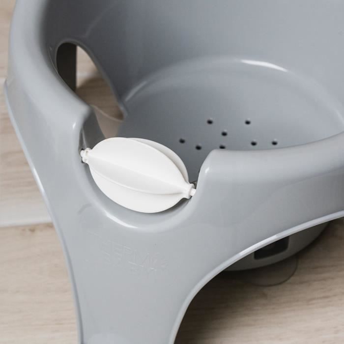 THERMOBABY AQUAFUN Bath Ring Celadon Green - Blue Toy - Made in France