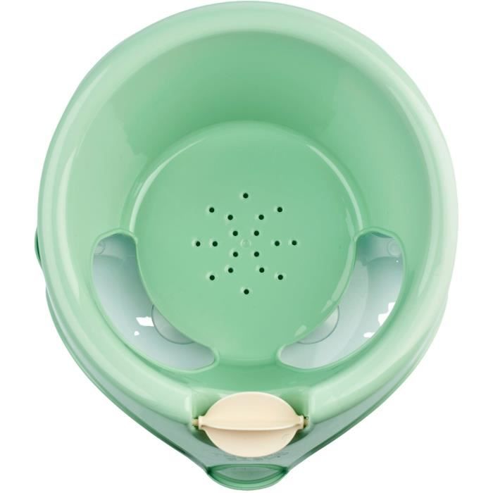 THERMOBABY AQUAFUN Bath Ring Celadon Green - Blue Toy - Made in France