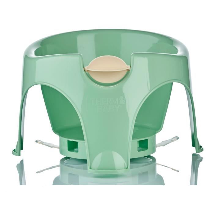 THERMOBABY AQUAFUN Bath Ring Celadon Green - Blue Toy - Made in France