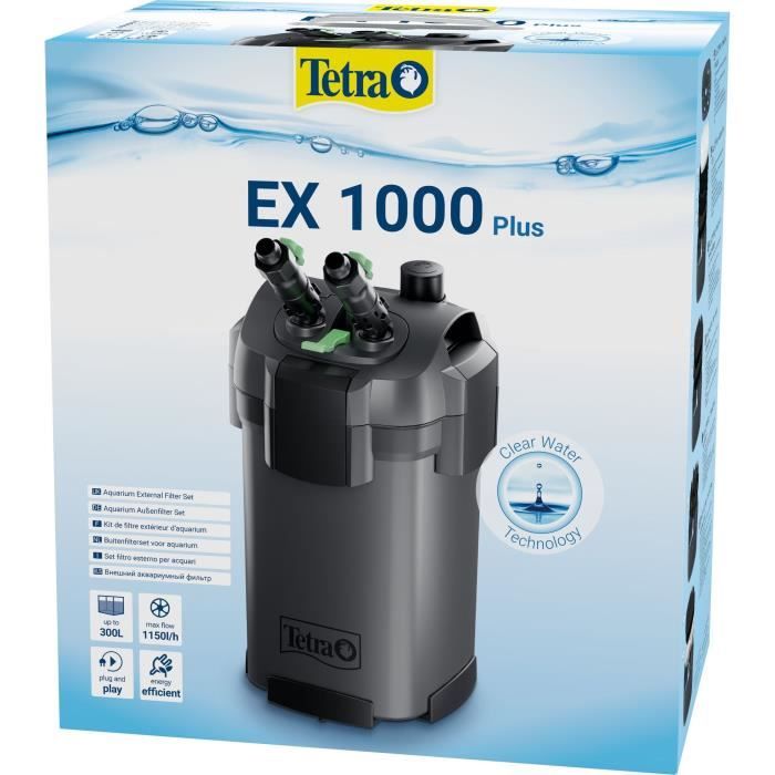 TETRA External Filter EX 1000 Plus - For Aquariums 150 to 300 L