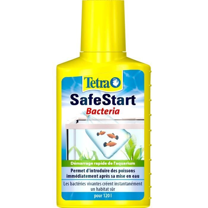 TETRA SafeStart - Bacterial Seeding for Aquariums - 100 ml - Faster Fish Introduction