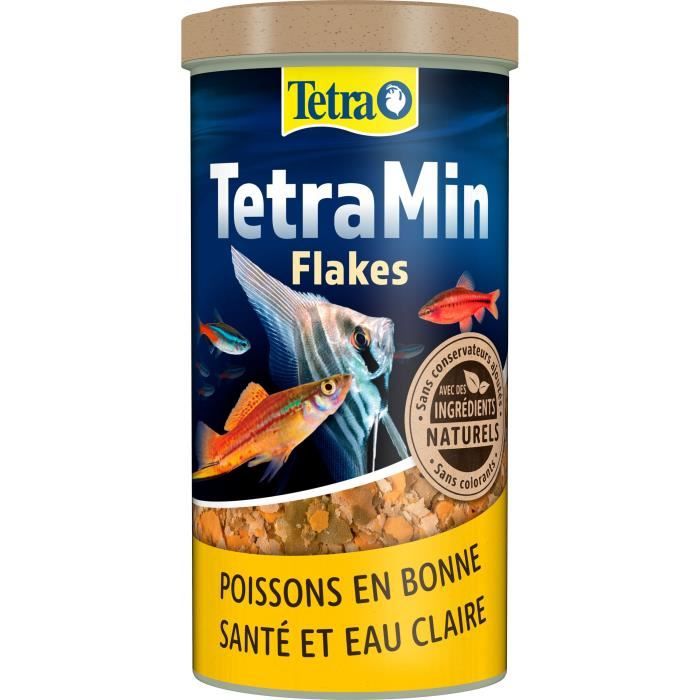TETRA TetraMin Flakes - Complete Food for Tropical Fish - 1 L