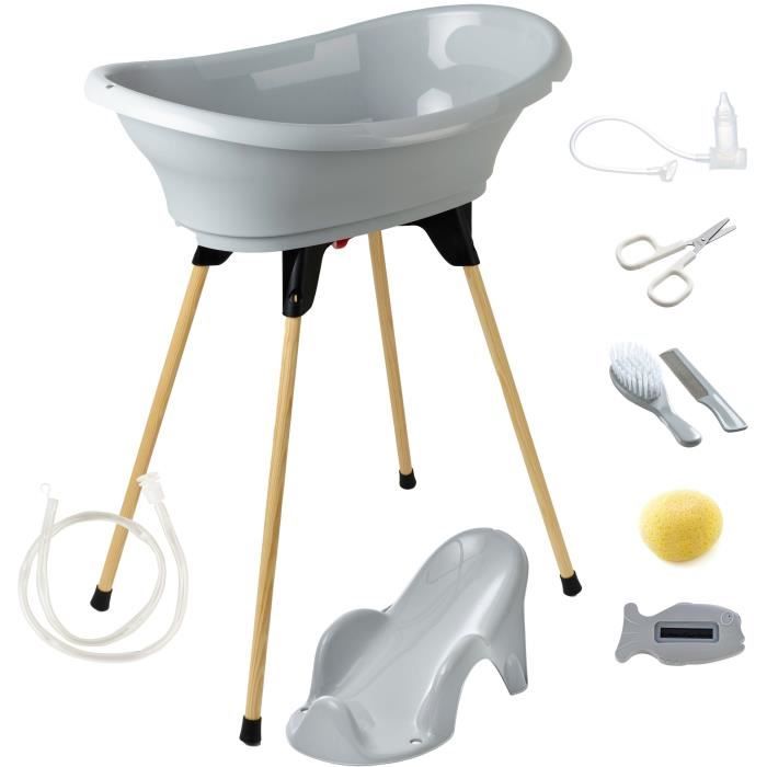THERMOBABY VASCO 9-in-1 Bath Set - Grey Charme