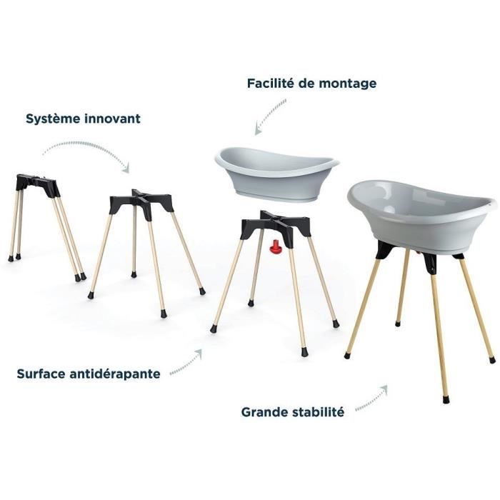 THERMOBABY VASCO 9-in-1 Bath Set - Grey Charme