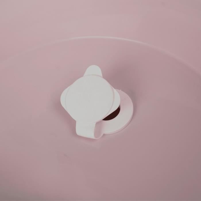 THERMOBABY Vasco Bathtub, Powder Pink, Ergonomic Design