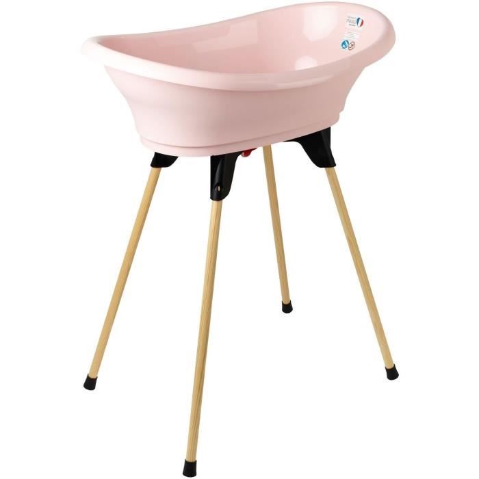 THERMOBABY VASCO BATHTUB KIT Powder Pink: Bathtub + Feet + Drain Hose