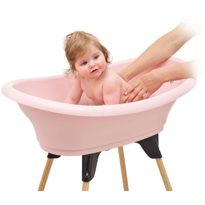 THERMOBABY VASCO BATHTUB KIT Powder Pink: Bathtub + Feet + Drain Hose