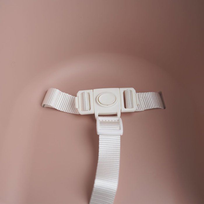 THERMOBABY Booster Seat - TUDI - Lightweight, 3-Point Safety Harness - Cuddle Pink