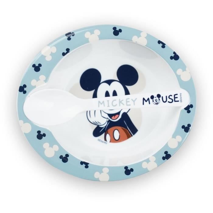THERMOBABY MICKEY First Stage Meal Pack - 1 Food Feeder + 1 Bowl with Spoon + 1 Cup with Handle + Set of 2