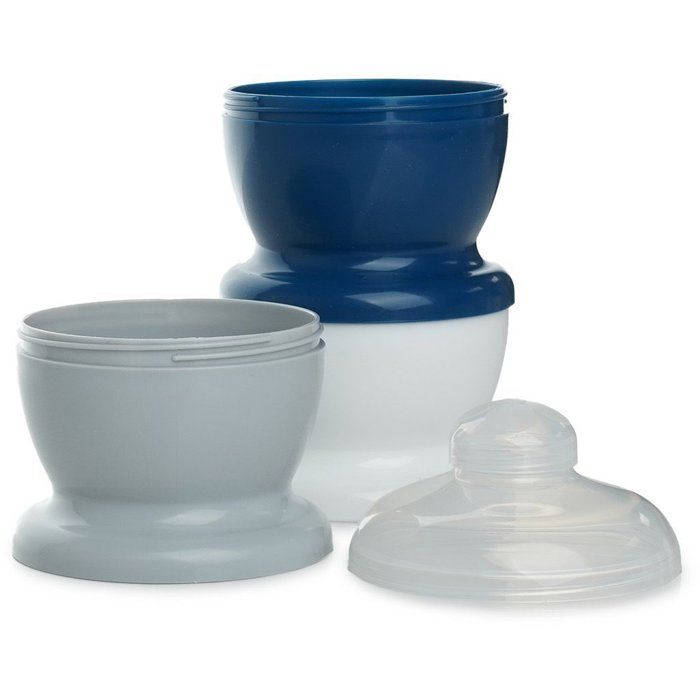 THERMOBABY Milk Transport Container - With Lids - Charming Grey