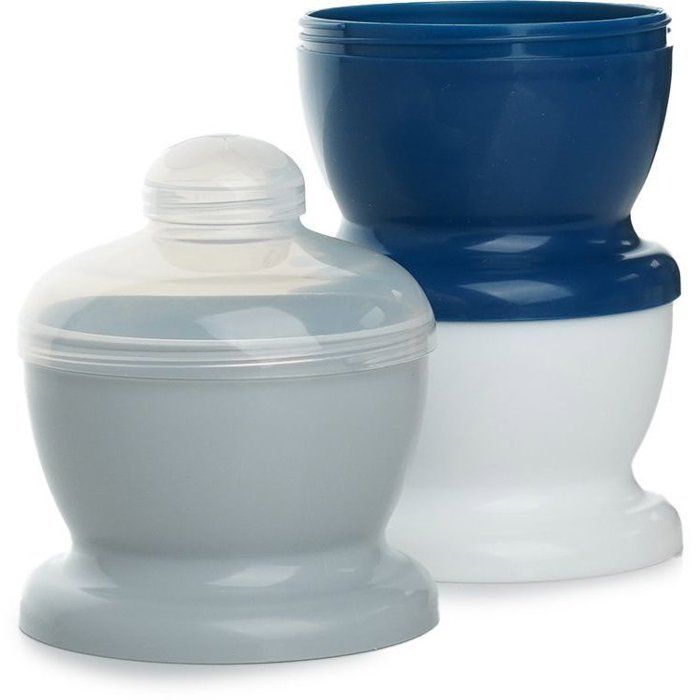 THERMOBABY Milk Transport Container - With Lids - Charming Grey