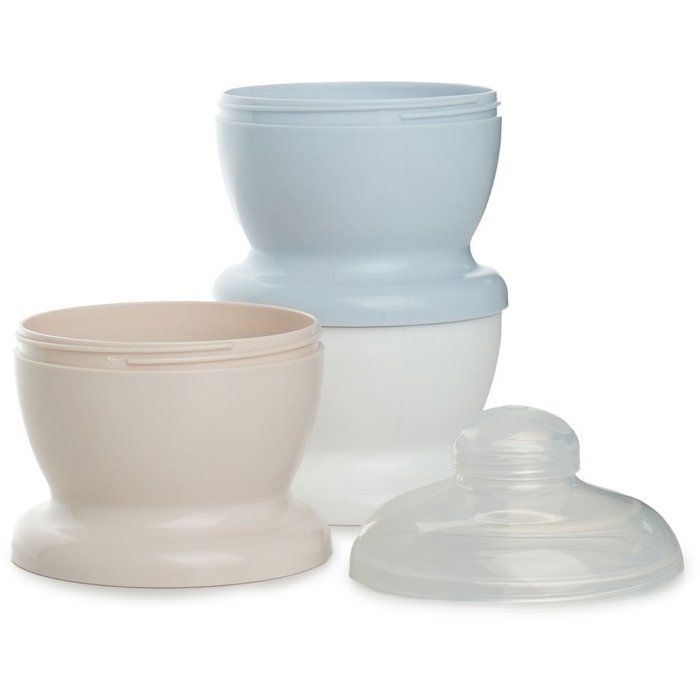 Boîte transport de lait - THERMOBABY - Avec couvercles - Fleur bleue