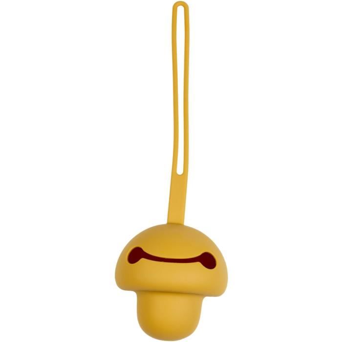 THERMOBABY Pacifier Holder - Silicone - Honey Yellow - Soft and BPA-free
