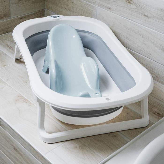 THERMOBABY ATOLL - Baby Bath Seat - Blue Flower