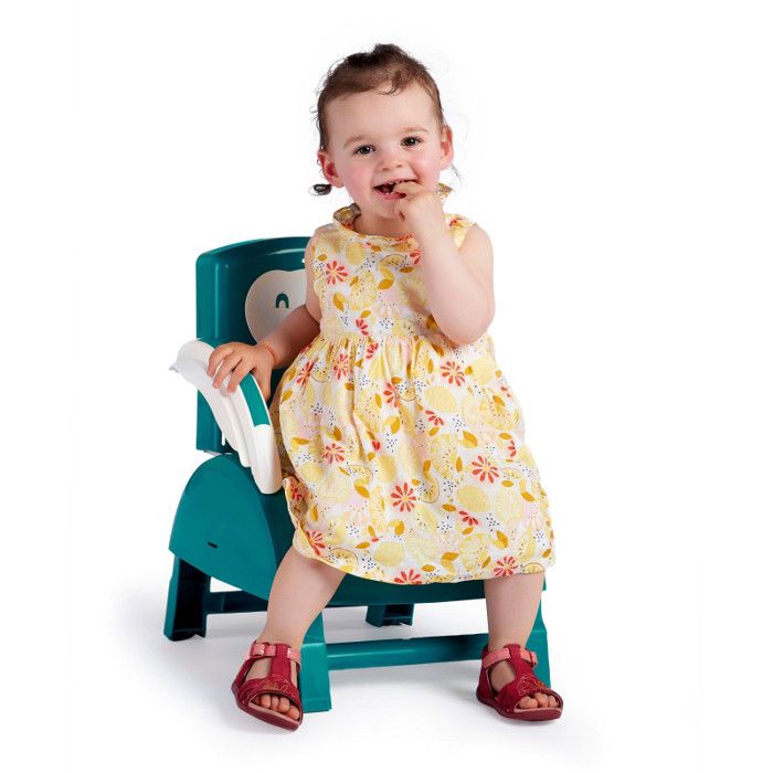 THERMOBABY Booster Seat - Emerald Green - Adjustable for 6 Months to 3 Years