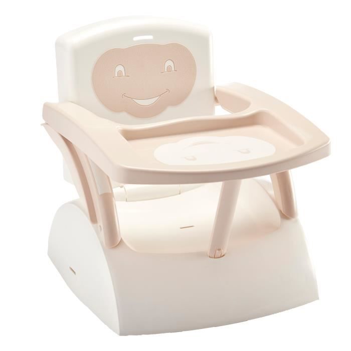 THERMOBABY Booster Seat - Iced Brown - Adjustable for Long-Term Use