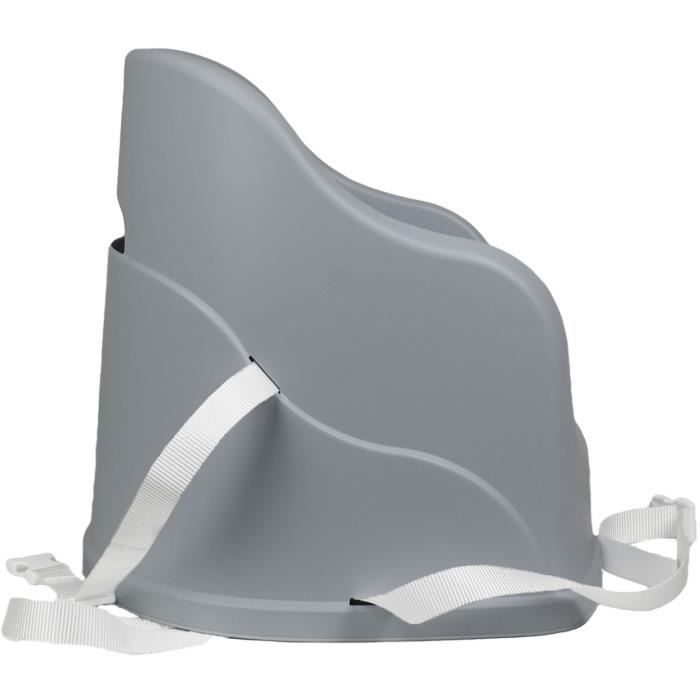 THERMOBABY BLOC Tudi Charming Grey High Chair Booster - Lightweight and Compact