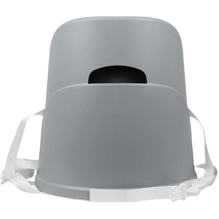 THERMOBABY BLOC Tudi Charming Grey High Chair Booster - Lightweight and Compact