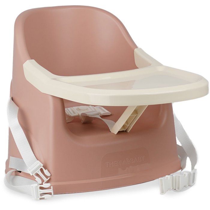 THERMOBABY YOUPLA Booster Seat - With Tray, From 6 to 36 Months - Cuddly Pink
