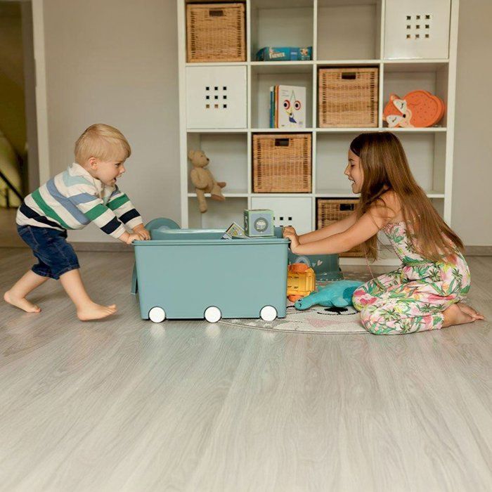 Coffre de rangement - THERMOBABY - PLAYBOX - Maxi - Vert azur