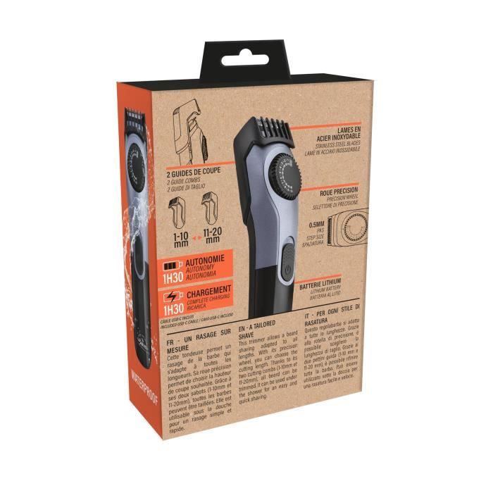 THE BARB' XPERT 6042 Battery-Powered Beard Trimmer - Lithium Battery - 19 Cutting Heights