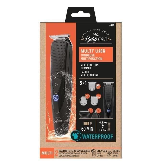 THE BARB' XPERT 6047 5-in-1 Trimmer - Multifunctional - With Foil Shaver