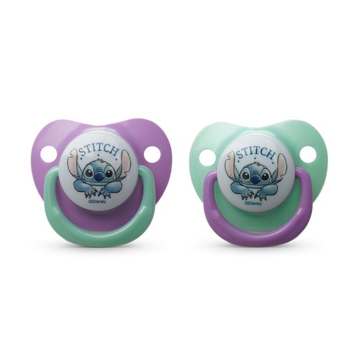 THERMOBABY Pack of 2 Anatomical Pacifiers - Lilo & Stitch - Silicone - 6 months+