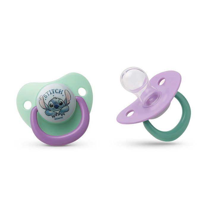 THERMOBABY Pack of 2 Anatomical Pacifiers - Lilo & Stitch - Silicone - 6 months+