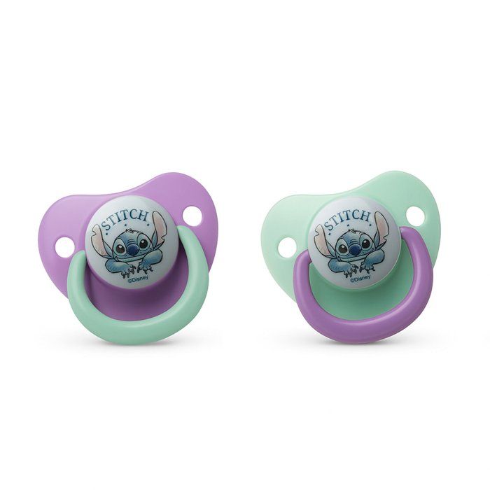 THERMOBABY Pack of 2 Anatomical Pacifiers - Lilo & Stitch - Silicone - 6 months+
