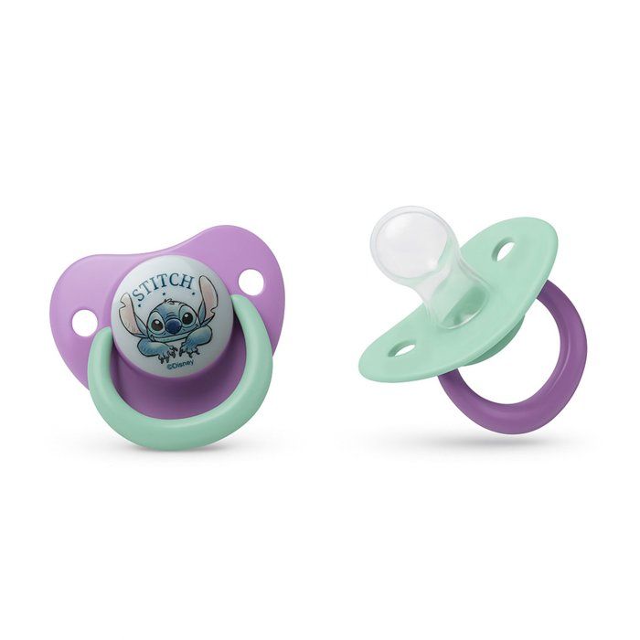THERMOBABY Pack of 2 Anatomical Pacifiers - Lilo & Stitch - Silicone - 6 months+