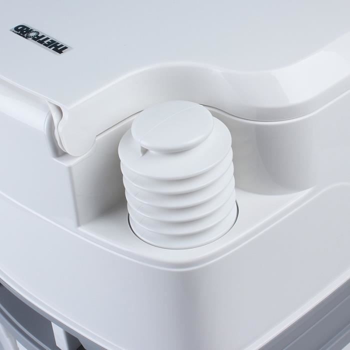 THETFORD Portable Chemical Toilet - Porta Potti Qube PP 165 - 21 L Waste Tank - Grey