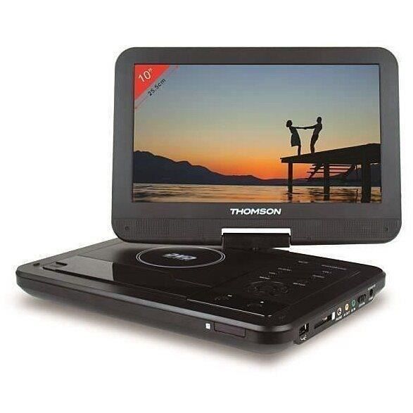 THOMSON Portable DVD Player - 10'' Rotatable Screen - USB/ SD Port THP360