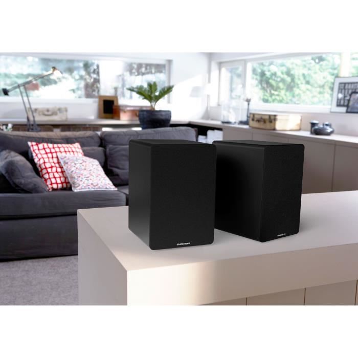 THOMSON Wireless Speakers - WS400DUO - 2 x 7.5W - Black