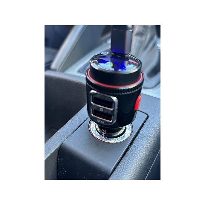 THOMSON Bluetooth FM Transmitter V5.4 - 12/24V - 48W - 2 USB-A QC 3.0 & PD 30W