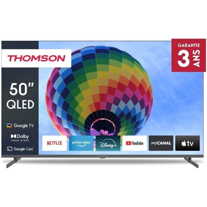 THOMSON 50QG4S14 - QLED TV 50 inch - 4K 3840x2160 - HDR 10 - Google TV - 2xHDMI 2.1 + 2xHDMI 2.0