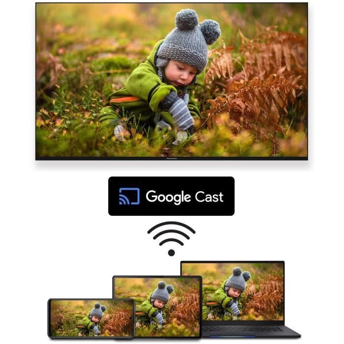 THOMSON 50QG4S14 - QLED TV 50 inch - 4K 3840x2160 - HDR 10 - Google TV - 2xHDMI 2.1 + 2xHDMI 2.0
