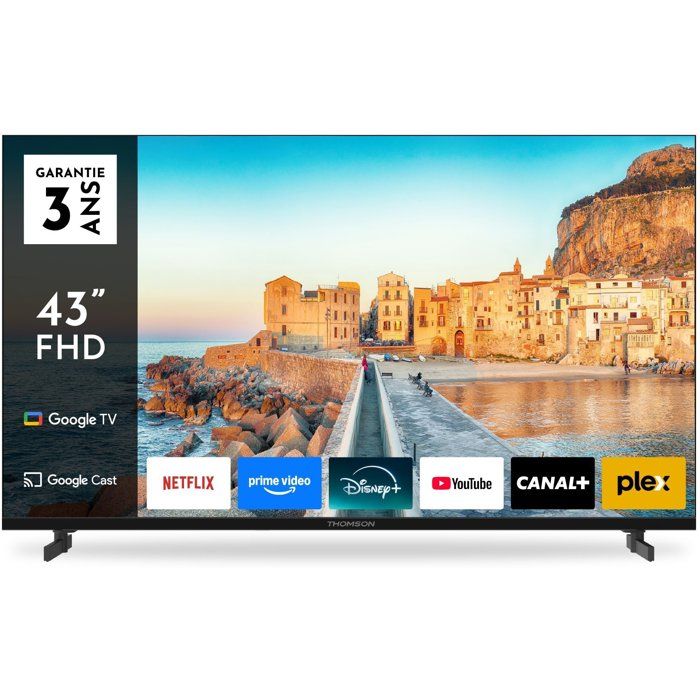 Thomson 43FG2S15 - LED TV 43'' (109 cm) - Full HD 1920x1080 - Google TV - 3xHDMI - WiFi