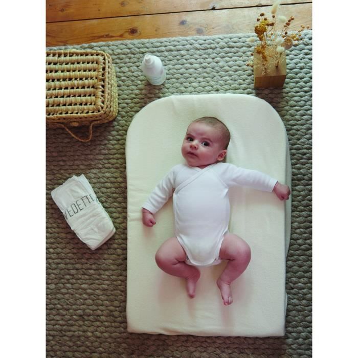 TINEO Bamboo Viscose Changing Mat Cover - Absorbent Terry Cloth - Elasticated Corners