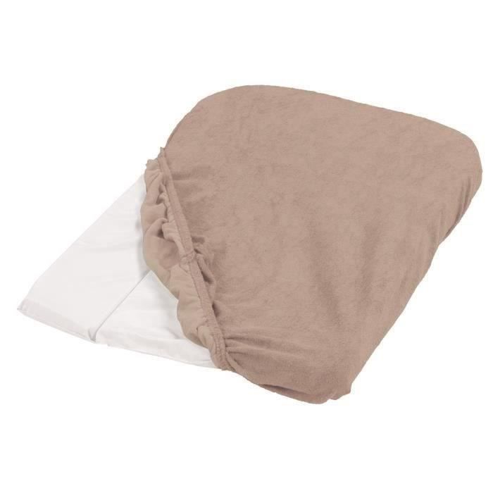 Set of 2 TINEO Changing Mat Covers - Hazelnut - Elasticated Corners