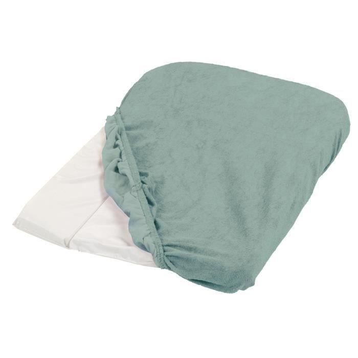 Set of 2 TINEO Changing Mat Covers - Sage Green - Elasticated Corners
