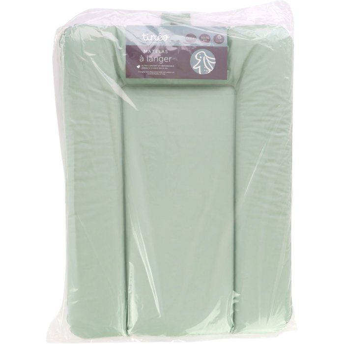 TINEO Changing Mat - ESSENTIAL - PVC - Blue Green - 50x70 cm