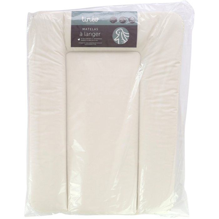 TINEO Changing Mat - ESSENTIAL - PVC - Ecru - 50x70 cm