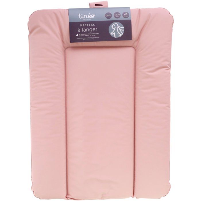 TINEO Changing Mat - ESSENTIAL - PVC - Powder Pink