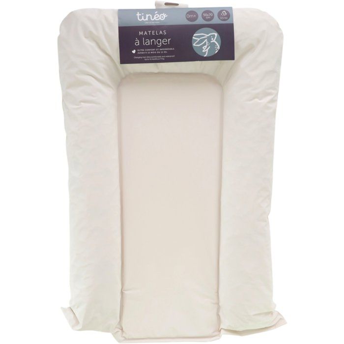 TINEO Mattress Langer - FLACONS - PVC - Ecru