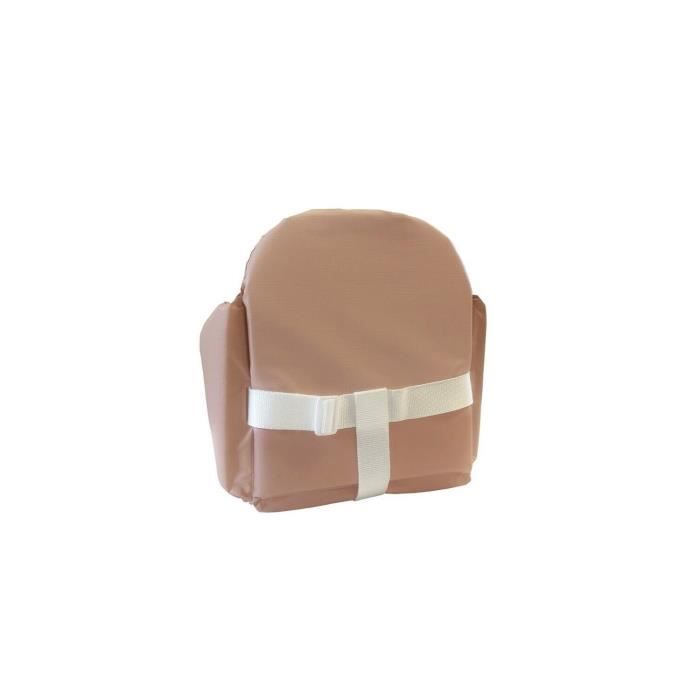 TINEO Chair Cushion - Straps - 27 x 26 x 33 cm - Brown Sugar
