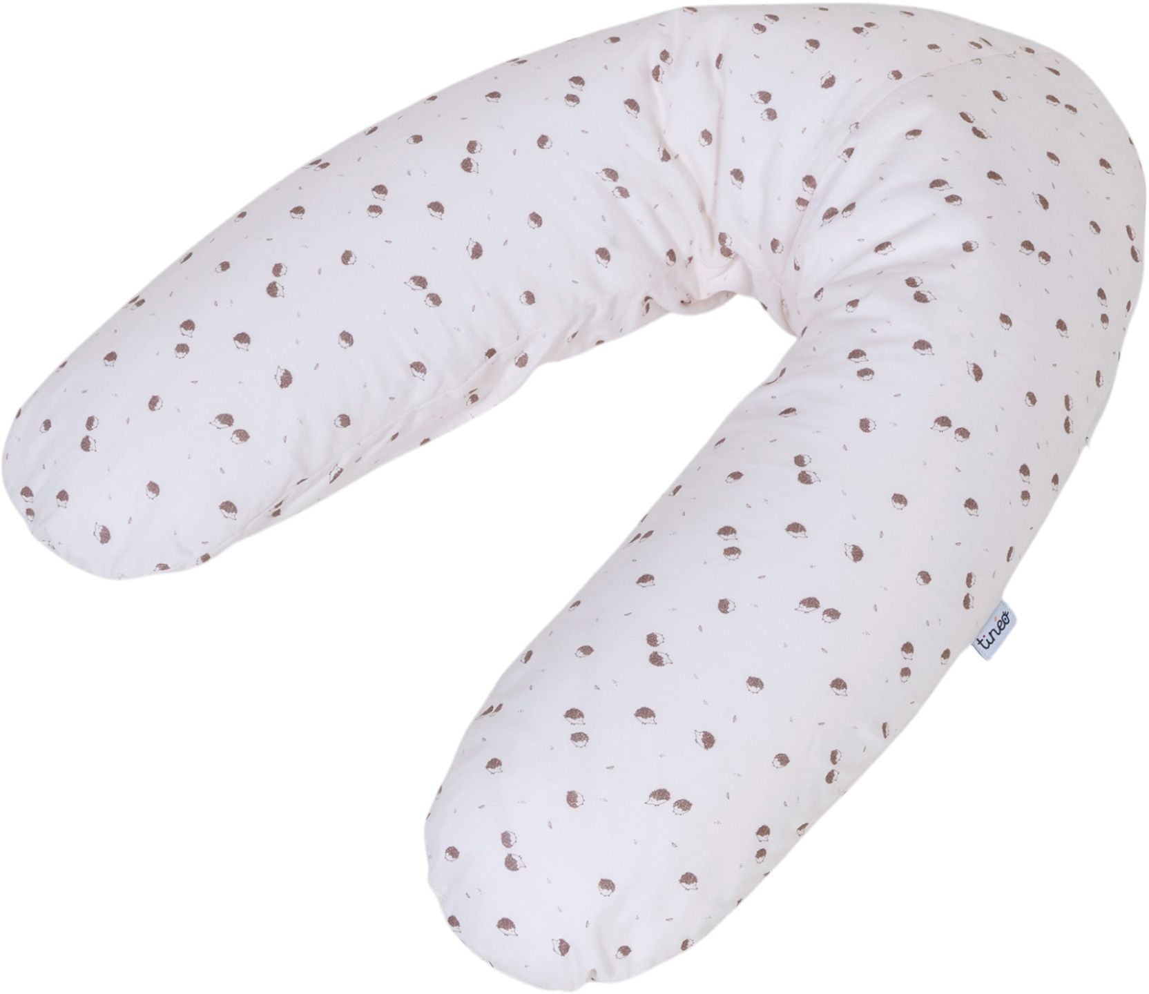 TINEO Maternity Pillow - Cotton Jersey - Ecru/ Hedgehogs