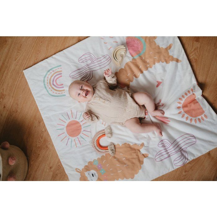 TINEO - Portable Play Mat - 100 x 100 cm - Alpaca